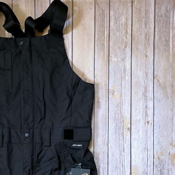 The North Face Men’s Freedom Bib Winter Ski Waterproof Pants In Black - Picture 4 of 15